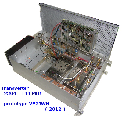 Prototype transverter 2304 MHz (VE2JWH)